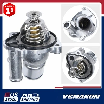 Thermostat and Housing Assembly Al For Ford Focus 2004-2015 Mazda CX-7 2007-2012 - Image 1 of 4