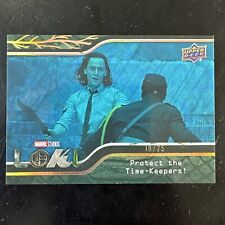 2023 Upper Deck Marvel Loki Parallel /25 Tom Hiddleston #60 Protect Time-Keepers