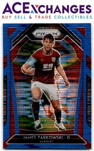 2020-21 Panini Prizm Premier League #47 James Tarkowski Blue Pulsar Prizm - Picture 1 of 2