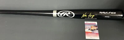 Nick Gonzales Pittsburgh Pirates Signed Bat JSA WITNESS COA Black - Image 1 of 2