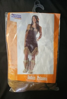 Disfraz California Princesa India Adolescente Junior 3-5 Halloween 5 Piezas #05116 Foto 1 de 4