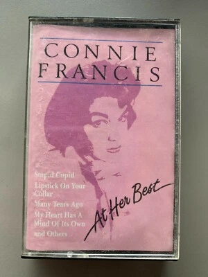 At Her Best - Connie Francis - Cassette Tape 1987 ~~~~~ TESTED - Image 1 of 4