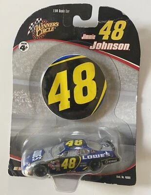 Raro círculo de ganadores Jimmie Johnson #48 Lowe’s Motorsports auténtico escala 1:64 Foto 1 de 3