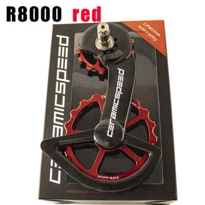 Desviadores de rueda guía trasera polea jockey de carbono de gran tamaño para bicicleta Cerami  Foto 1 de 4