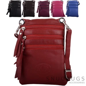Bandolera de cuero suave premium para damas/mujeres/bolso de hombro - Imagen 1 de 13
