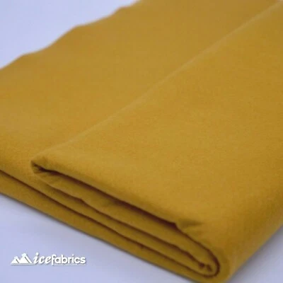 Gold ACRYLIC FELT FABRIC By The Yard _72" WIDE_ Thick and Soft Felt Fabric - Image 1 of 4