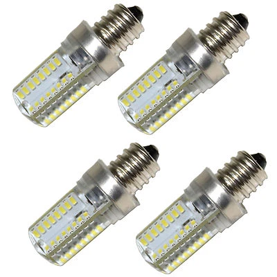 4x E12 Candelabra Base LED Bulbs for Whirlpool 22002263 Refrigerator Dryer Light - Image 1 of 4