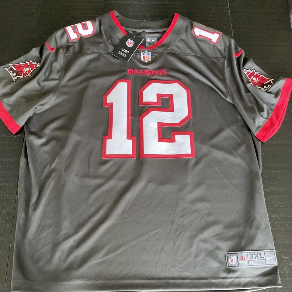 NIKE TAMPA BAY BUCCANEERS TOM BRADY#12 RED LIMITED JERSEY MENS SIZE 3XL