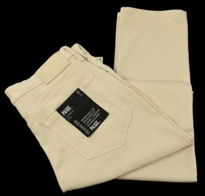 Pantalones de mezclilla PAIGE de algodón elástico calce ceñido de cerámica tostada vintage para hombre 30 nuevos con etiquetas Foto 1 de 3