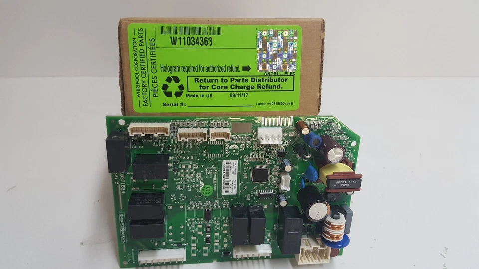 W11034363 WHIRLPOOL ICE MACHINE CONTROL *NEW OEM PART* - Image 1 of 1