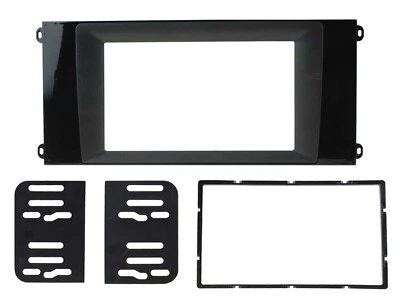 Kit montaggio mascherina FORD TRANSIT PRO dal 2021 monitor da 9" e doppio 2 DIN - Immagine 1 di 2