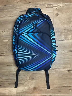 MOCHILA PARA PORTÁTIL HURLEY SKATEBOARDING AZUL NEGRO BOLSO ESCOLAR ABSTRACTO Foto 1 de 4
