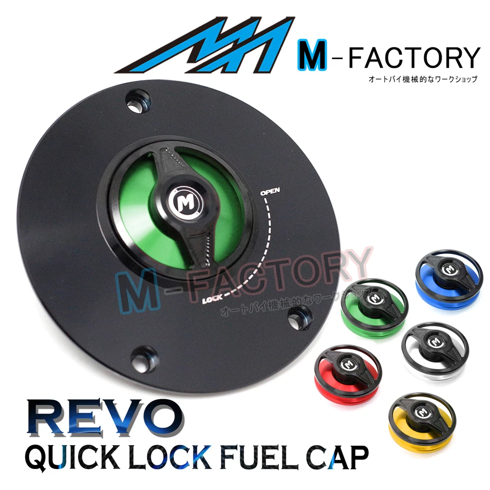 Tampa de tanque de combustível Fit Kawasaki Ninja 650R 17-19 1000SX 11-18 REVO bloqueio rápido tanque de gasolina - Imagem 1 de 4