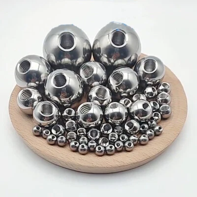 SS Solid Ball Nut/Ball Handle/Knob Nut/Rocker Handle Internal Thread M3-M20 - Image 1 of 4