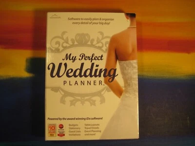 Summitsoft My Perfect Wedding Planner Software for Windows XP / 7 PC Boxed - Image 1 of 4