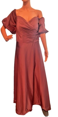 Vestido Fuera del Hombro Cosplay Teatro Regencia Vestido Formal Talla Grande 2X aprox Malva Foto 1 de 4