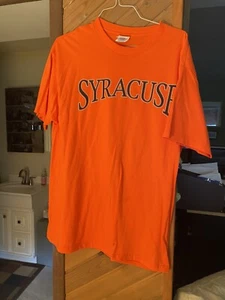 Hanes Heavyweight Syracuse Orange T Shirt Size XL(46-48 - Picture 1 of 5