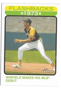 Flashbacks de béisbol Topps Heritage DAVE WINFIELD 2022 - SAN DIEGO PADRES - #BF-7 - Imagen 1 de 1