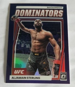 2023 Donruss Optic UFC Aljamain Sterling Dominators Purple Prizm Insert #20 - Picture 1 of 2