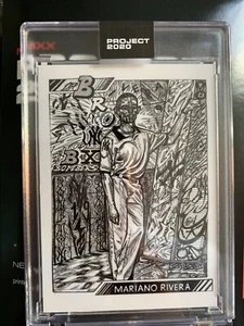 Topps PROJECT 2020 Card #91 - 1992 NY Yankees Mariano Rivera by JK5 - Picture 1 of 5