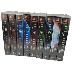 Vtg The X Files File 2 - 10 Set of 9 TV Series MA 15+ Videos VHS PAL AUS 1996 Vg - Picture 1 of 14