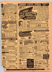 1932 Sears Western States Catalog Pg 419-420 Duro-Bilt 12 Point Sets Valves - Picture 1 of 2