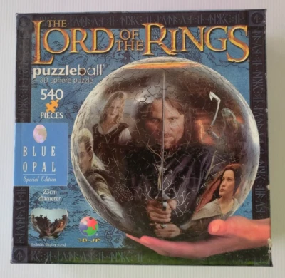 Blue Opal Special Edition Puzzleball 3D sphere Puzzle LORD OF THE RINGS 540 pc - image 1 of 4
