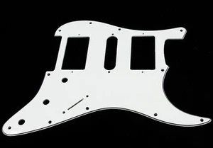 NEW PICKGUARD STRATOCASTER HSH - white - 3 ply pour guitare strat - Picture 1 of 3
