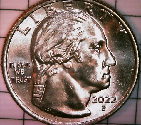 2022-P Dr. Sally Ride quarter ERROR die chip on the mouth and nose Cover