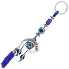 Car Pendant Blue Key Ring Hanging Decoration Key Pendant Eye-Shaped Keychain