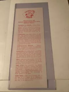 1976 Cincinnati Reds NL Championship Press Instruct Riverfront Stadium Pete Rose - Bild 1 von 4