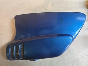 Suzuki OEM NOS GT380 Left Side Cover Blue - Picture 1 of 2