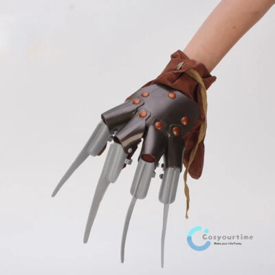 Nightmare Street Krueger Cosplay Glove Les Griffes Handwear Halloween Prop - Image 1 of 4