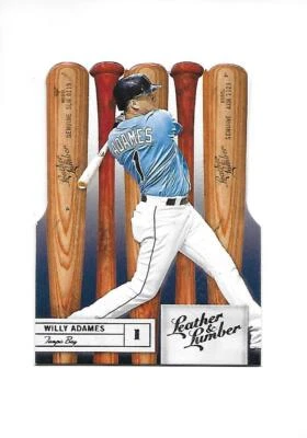 2019 PANINI LEATHER & LUMBER WILLY ADAMES (Rays)  - Image 1 of 2