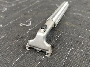Vintage Gillette Razor Cartridge Handle Black & Silver All Metal - Picture 1 of 5