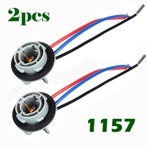 2pcs 1157 2057 2357 Front Turn Signal Light Wire Harness Female Socket Connector - Bild 1 von 10