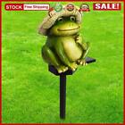 new Solar Frog Animal Garden Light IP55 Waterproof LED Stakes Light (Mushroom Ha