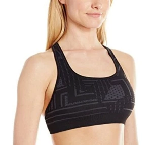 Reggiseno sportivo a compressione moderata tinta unita con spalline Nux taglia S - Foto 1 di 2