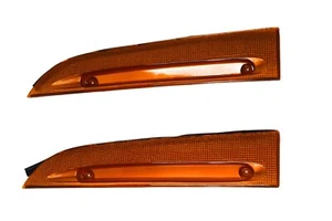Amber Front Head Lamp Marker Reflectors For Isuzu Truck Npr Nqr Elf 2002 2006 - Picture 1 of 11