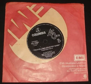 SLIM DUSTY With Joy-Anne And David 1973 COLUMBIA 45 TRAVELLING COUNTRY BAND - Picture 1 of 1