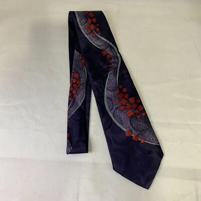 Corbata para hombre #6689 Oleg Cassini negra con roja. Corbata Foto 1 de 4