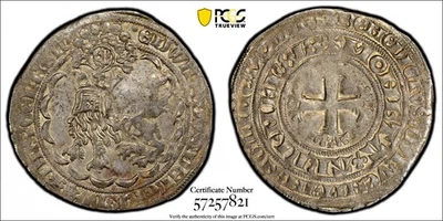 Países Bajos Gelderland Edward 1361-1371 plata doble ranura graduación profesional AU53 EXCELENTE GRADO Foto 1 de 4
