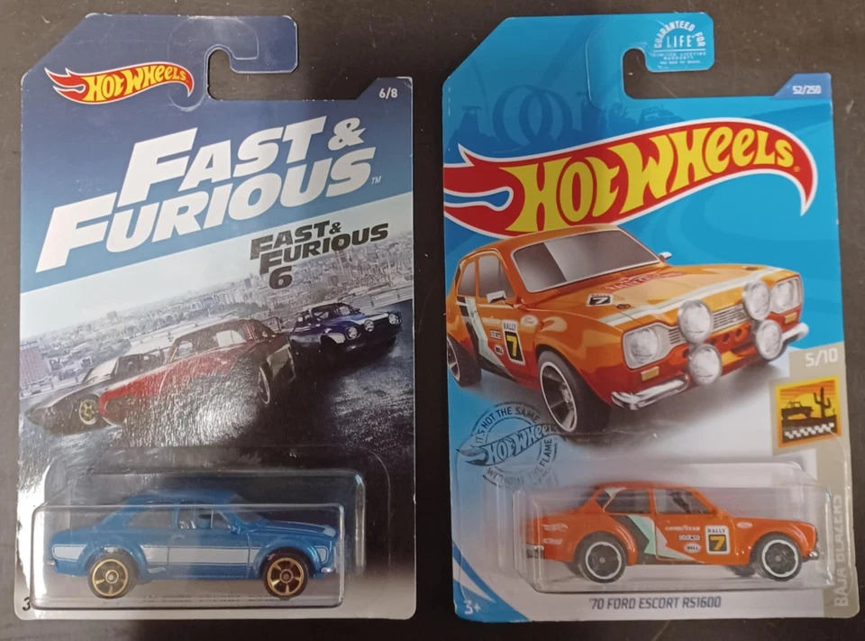Hot Wheels Lot of 2- '70 Ford Escort RS1600 Baja Blazer & Fast and Furious - Image 1 of 1