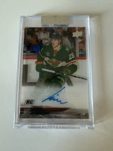 2024-25 Upper Deck Clear Cut Rookie Autograph Liam Ohgren RC Auto Wild - Bild 1 von 2