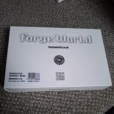 GAMES WORKSHOP Warhammer Forge World Sanguinius Scenic Diorama Base (WHW Exclusive) - New