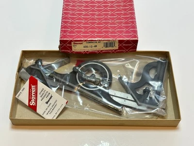 NEW Starrett USA 12" Combination Square Set w/ Protractor (Complete) 435-12-4R - Image 1 of 4