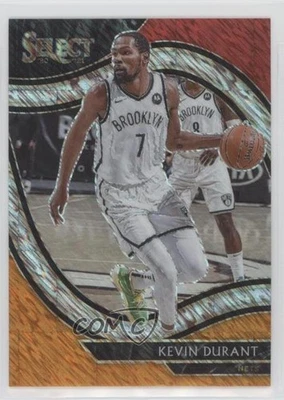 2020-21 Panini Select Courtside Red White Orange Shimmer Prizm Kevin Durant #259 - Image 1 of 2