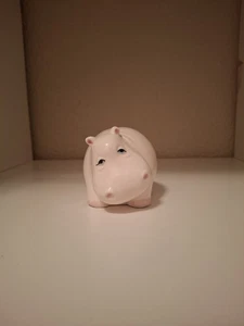 Vintage Fitz and Floyd Hippo Shaker - Original Sticker - Bild 1 von 3