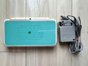 New Nintendo 2DS XL LL Animal Crossing Edition Tested w/ Charger No Software - Picture 1 of 13