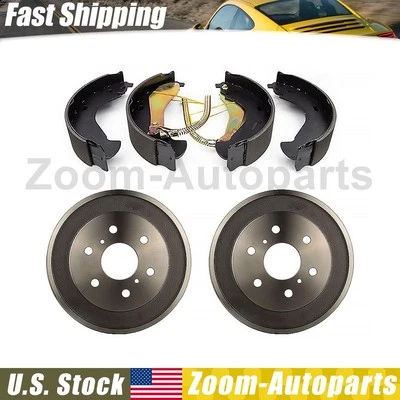 Tambores de freno traseros + zapatas de freno para Chevrolet Silverado 1500 2005 2006 2007 2008 Foto 1 de 4